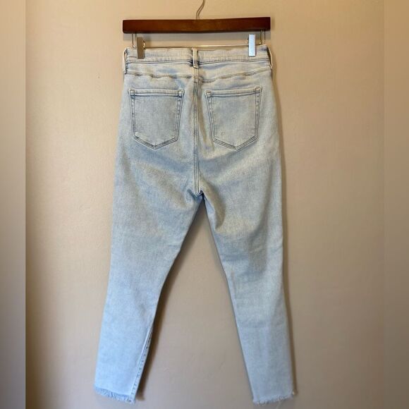 PACSUN NWOT Super Hi-Rise Jegging light wash raw hem jeans 28 - Picture 2 of 9